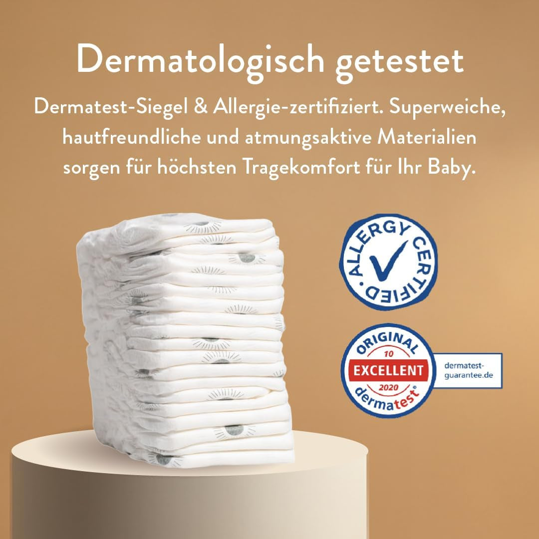 Push-up pelenkák, 4 l-es (7-12 kg) - 1 zacskó 25 darab - Nem tartalmaz káros anyagokat, környezetbarát, ultralapos, éjszakai használatra - Dániában készült