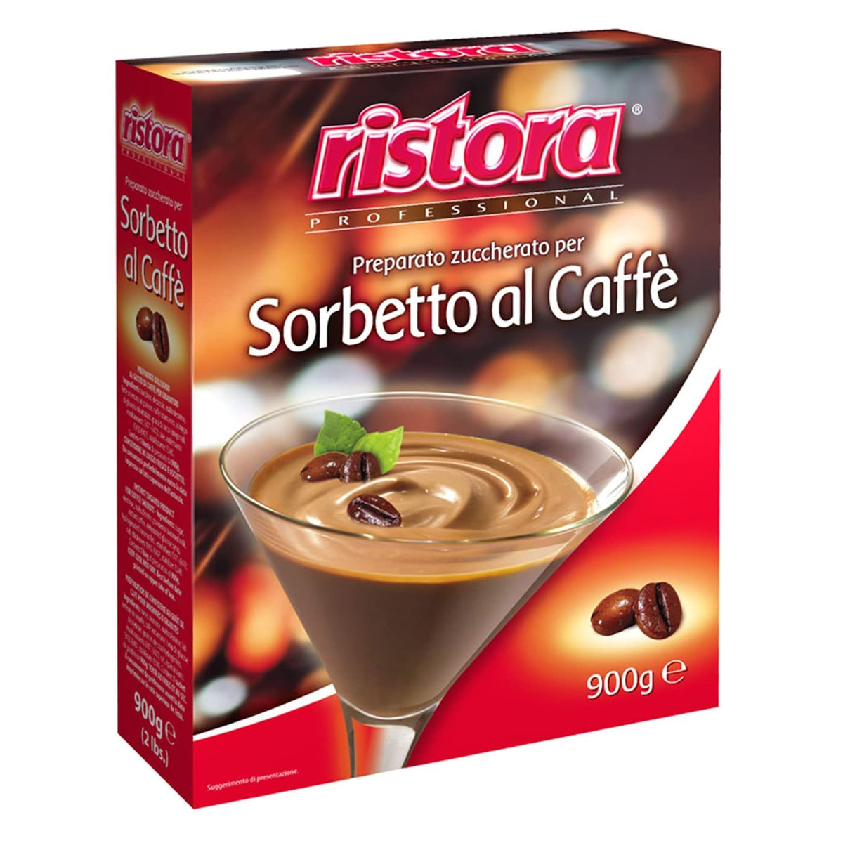 Ristora Professional Crema Sorbetto al Caffè Preparat indulcit pentru crema de sorbet de cafea Fara gluten 900g