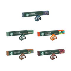 STARBUCKS Coffee Shop Classics – STARBUCKS Espresso Roast Pack by Nespresso, Kaffeekapseln 10 x 10 (100 Kapseln) – Exklusiv bei Amazon