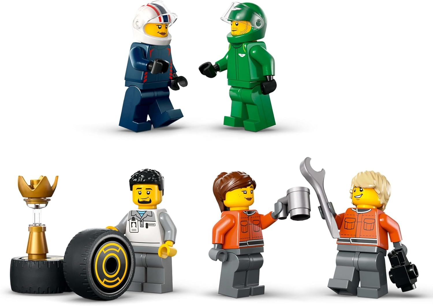 LEGO City F1 szállító RB20 és AMR24 F1 versenyautókkal – Játékautó-szállító Red Bull és Aston Martin Forma 1 csapatok számára – Beleértve 5 minifigura – Ajándék 8 év feletti fiúknak és lányoknak, 60445 építőkészlet Besuche den LEGO-Store
