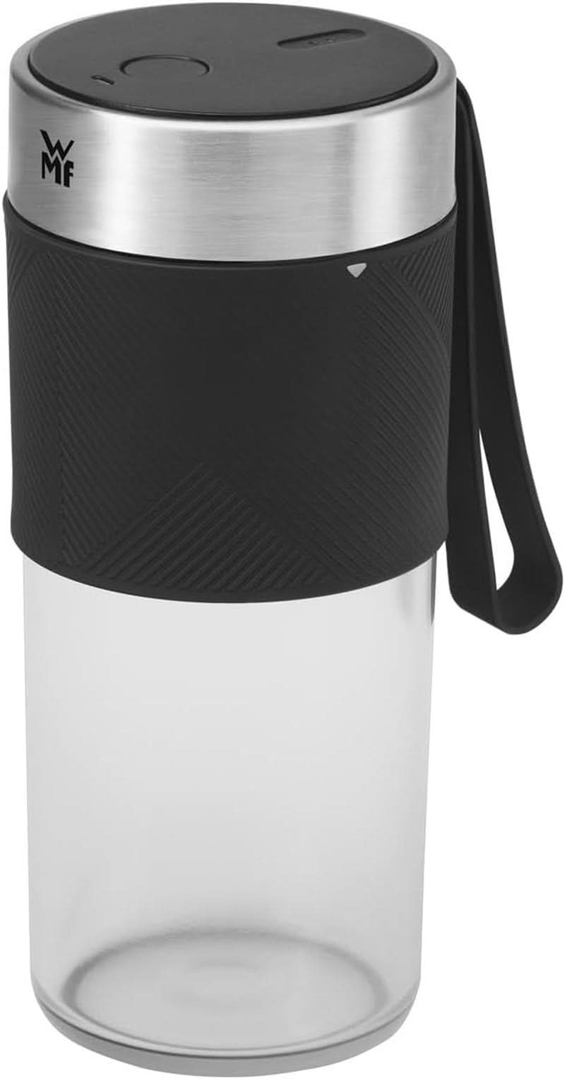 WMF Küchenminis Mix on the Go 300 ml, Mini Mixer To Go, USB Mixer Smoothie Maker, Aufladbarer Personal Blender, Tragbarer Mixer Für Turmixok, Shakes Kitchen Naty Shop