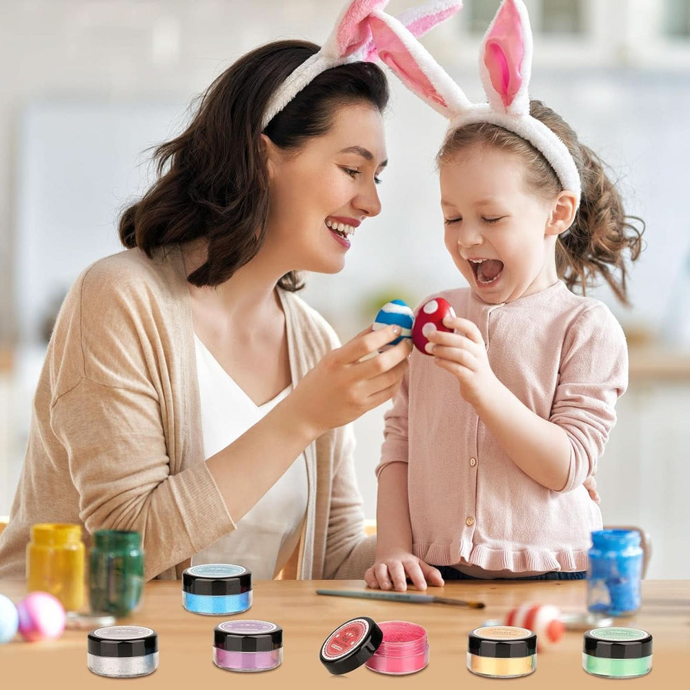 Ehető csillám, 4 vagy 6 színárnyalatos készlet, termékenként 4 gramm Glitter Naty Shop