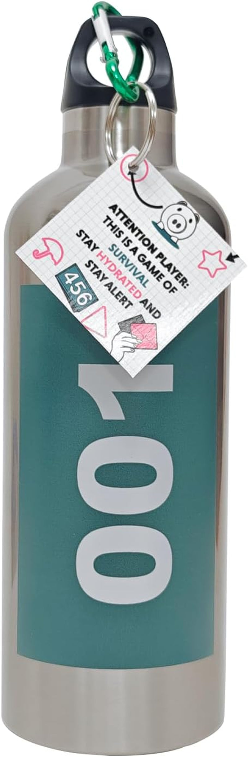 Netflix Chill Kit – Squid Game, hivatalosan engedélyezett, gyapjútakaró, gyűjtői cikk, termosz, matrica, karácsonyi ajándékötlet, születésnapi ajándék Ágyak és takarók Besuche den Neamedia Icons-Store