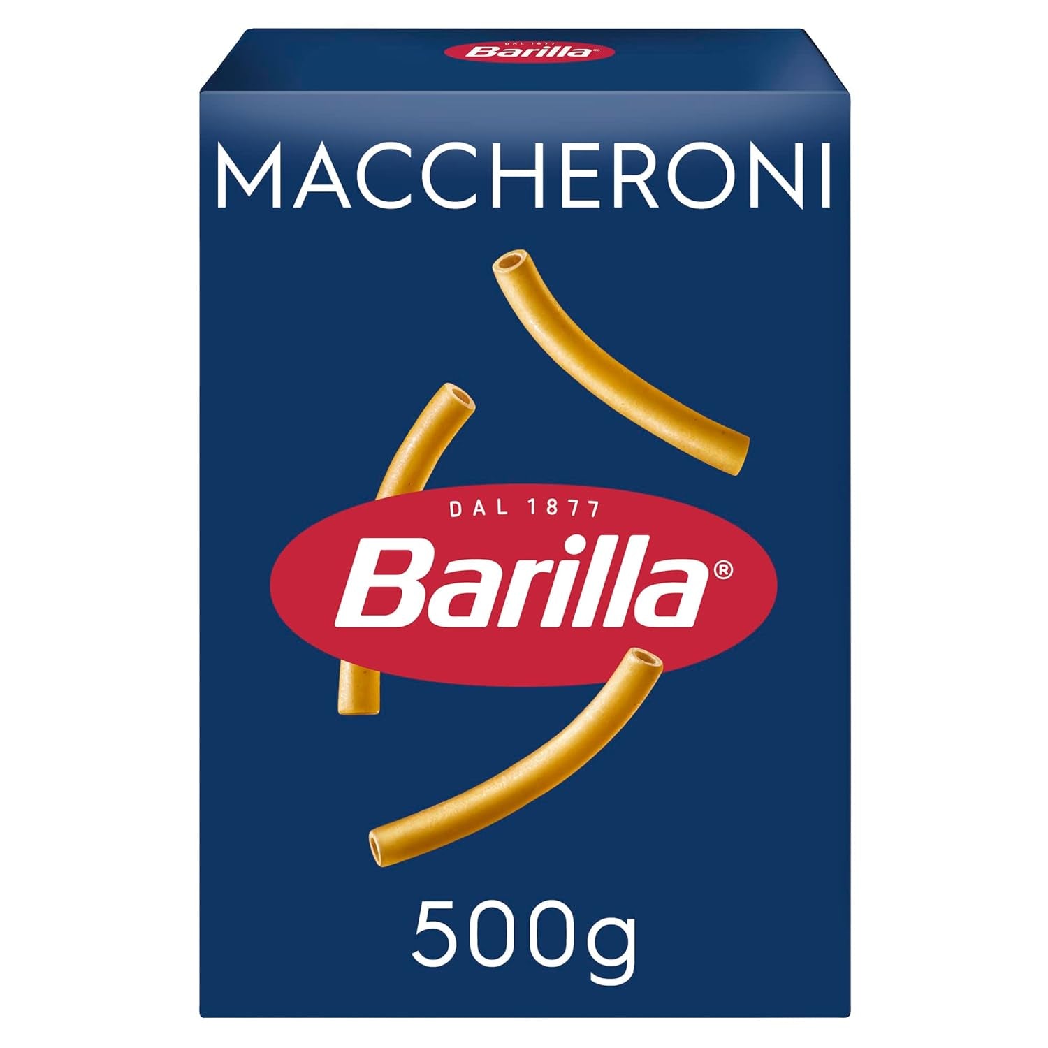 Pasta Barilla Classic Maccheroni sz. 44 db kiváló minőségű durumbúza, mindig al dente, 500g
