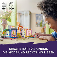 LEGO Friends Vintage divatbolt építőkészlet gyerekeknek játékbolttal, figurákkal és macskával, társadalmi-érzelmi fejlődést segítő példakép, ajándék 6 éves lányoknak és fiúknak 42614 építőkészlet Besuche den LEGO-Store