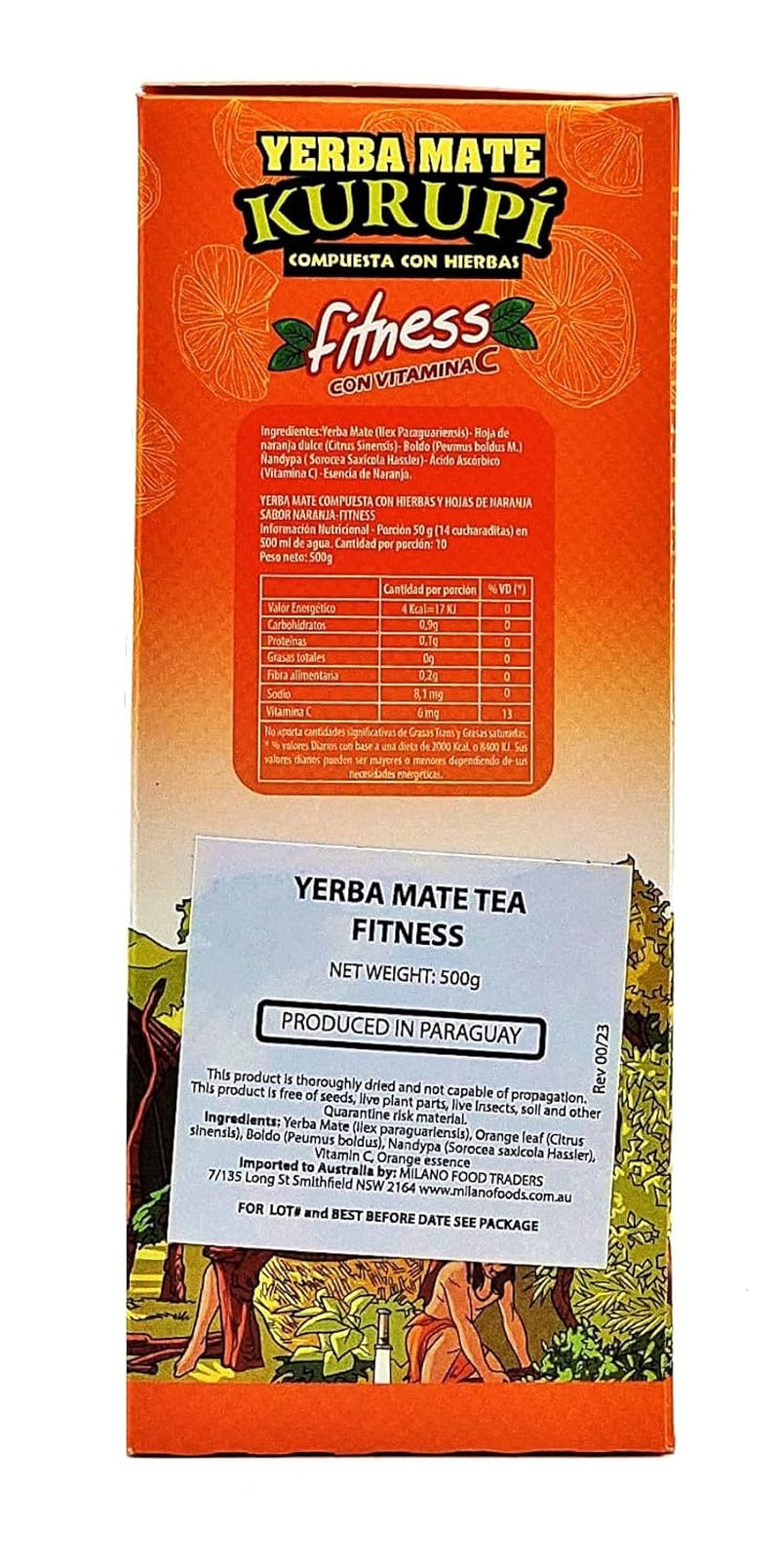 Ceai Yerba Mate  500G |  Fitness 500G | Ceai Yerba Mate cu plante