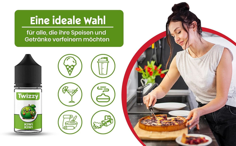 Twizzy Koncentrált Kiwi Aroma, 30 ml Aromas Naty Shop