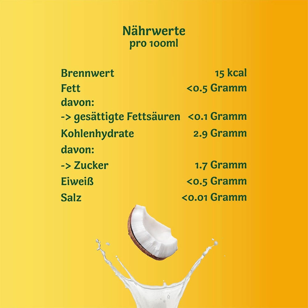 Pfanner kókuszvíz ital (8 x 500 ml) - Kókuszvíz cukor nélkül Naty Shop