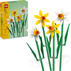 Nárciszok LEGO Botanicals - Húsvéti ajándékok lányoknak és fiúknak - Művirágok gyerekeknek - Virágcsokor szoba vagy iroda dekorációjaként - Ajándék nőknek - 40747 Építőkészlet Besuche den LEGO-Store Single