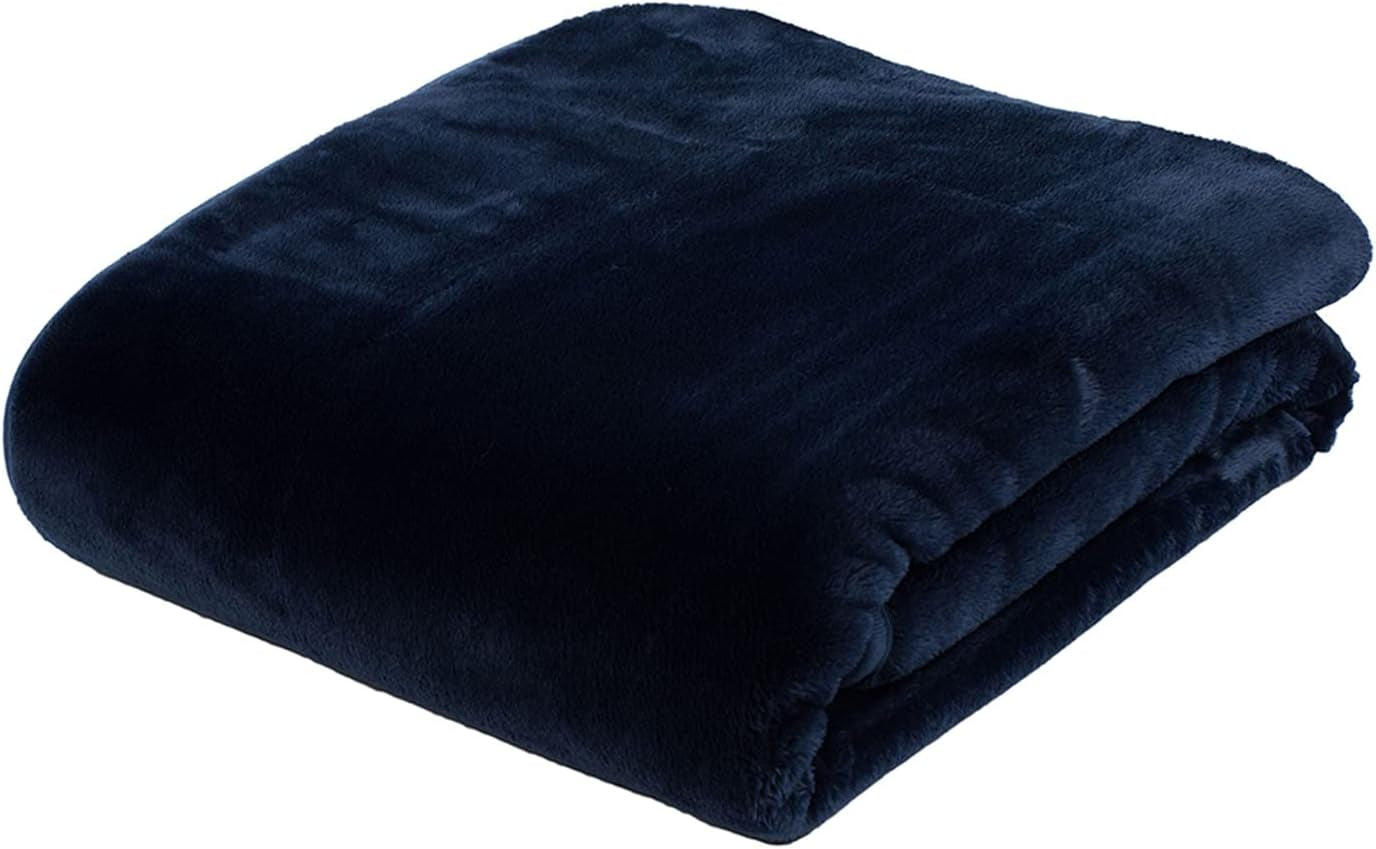 Gözze - Kényelmes takaró Premium Cashmere-Feeling, 500 G/M², 180 X 220 cm - mustár Ágyak és Takarók Besuche den GÃ¶zze-Store Navy 220 X 240 cm