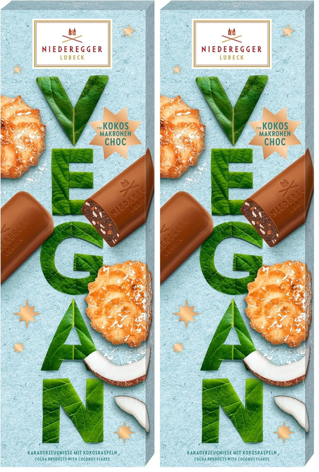 Niederegger Coconut Choc Macaroons VEGÁN 100g