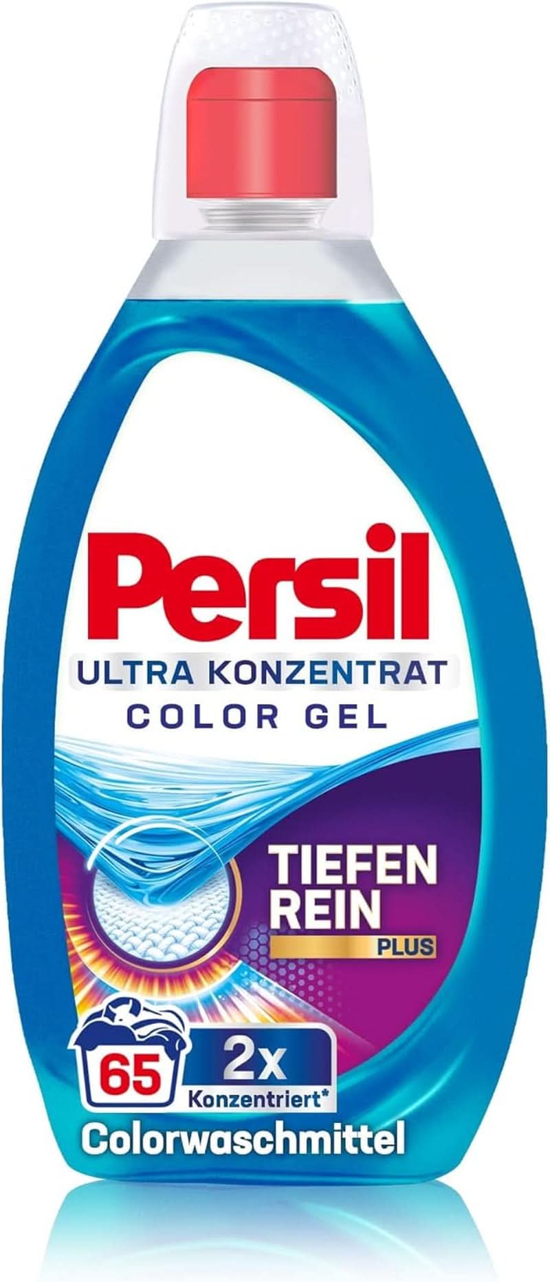 Persil Ultra Concentrate Color Mosószer (2 x 65 mosás), erősen koncentrált folyékony mosószer Deep Clean Plus technológiával a legnehezebb foltok ellen Rufe Naty Shop Mosószerek