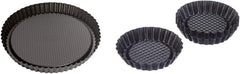EREDETI KAISER Classic Obstbodenform 28 cm, Obstkuchenform, Gleichmäßige Bräunung & Classic Mini Torteletts 6 Stück, Tartelette Förmchen 10 cm, Tarteform Klein, Tortelettförmchen Antihaftbeschichte Sütőformák és tálcák Naty Shop