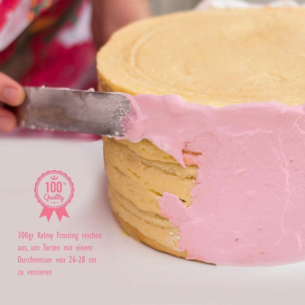 Pulbere pentru glazură Kelmy căpșuni, 300 grame Glazuri si Decor Naty Shop