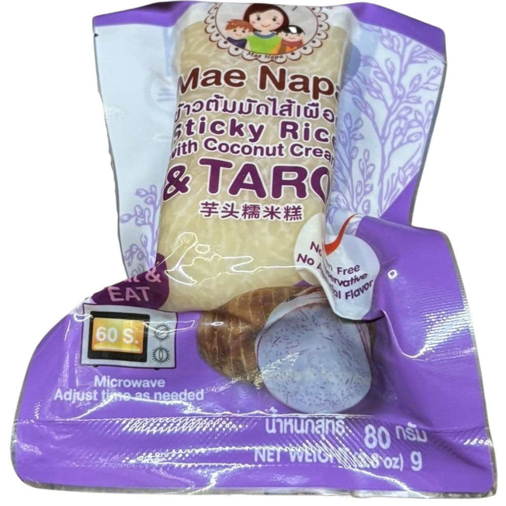 - Ragadós rizs kókuszdióval és taróval - (1 x 80 g)
