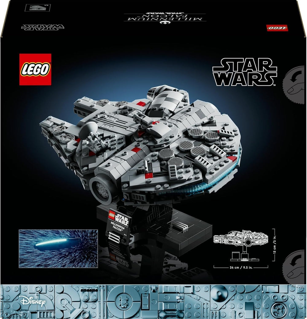 LEGO Star Wars Millennium Falcon 25. évfordulós készlet felnőtteknek építhető hajó Új remény, gyűjthető űrhajó modellkészlet Ajándékok férfiaknak Női 75375 Építőkészletek Besuche den LEGO-Store