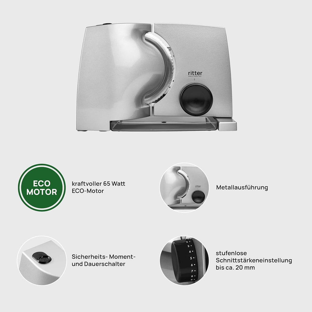 Ritter Compact 1, feliator universal (pâine si mezel) Rasnite si Feliatoare Naty Shop