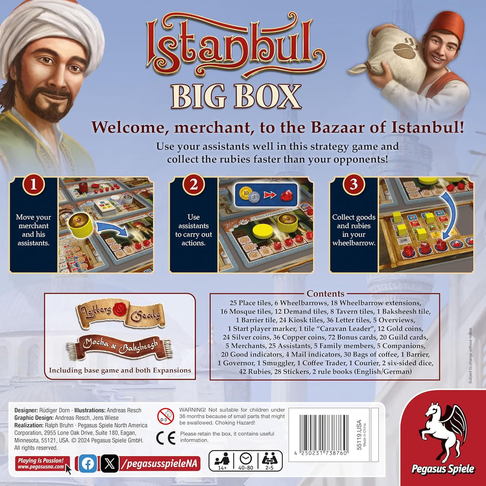 Pegasus Spiele 55119G - Istanbul Big Box