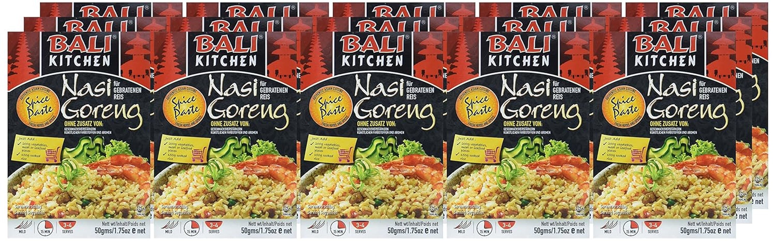Nasi Goreng, 15 db-os kiszerelés (15 x 50 g-os kiszerelés)