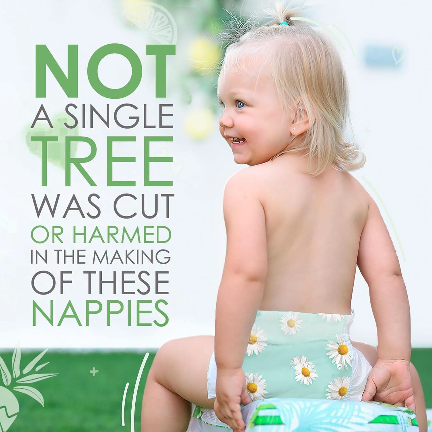 Pureborn Eco bio bambusz pelenkák, 2-es méret (3-6 kg) Mother and Child Naty Shop