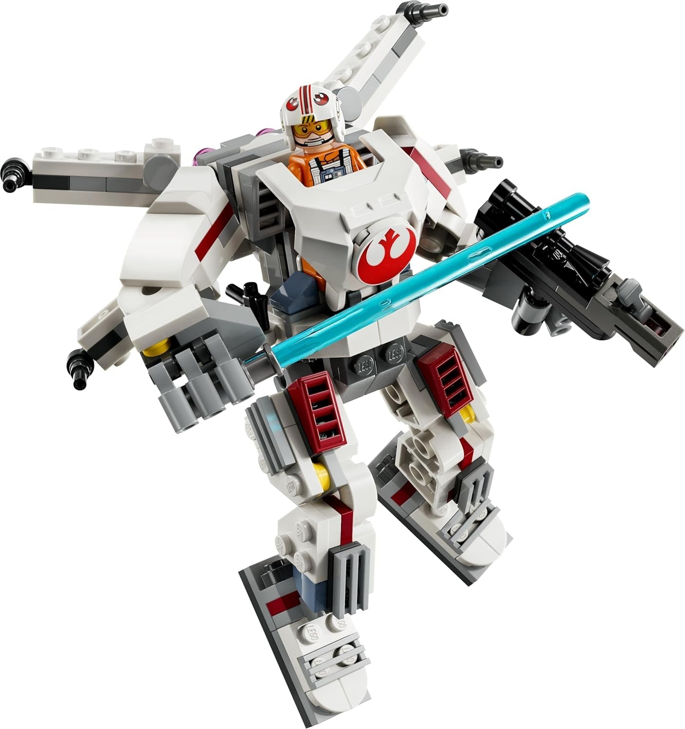 LEGO Star Wars Luke Skywalker X-Wing gépe, gyűjthető játékkockák, akciókaland, ajándékötlet kreatív fiúknak és lányoknak 6 év felettieknek 75390 Építőkészletek Besuche den LEGO-Store