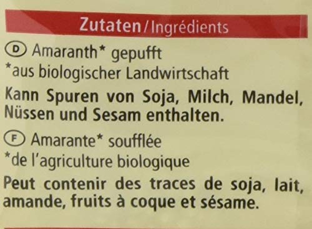 Bio expandált amaránt, 125g