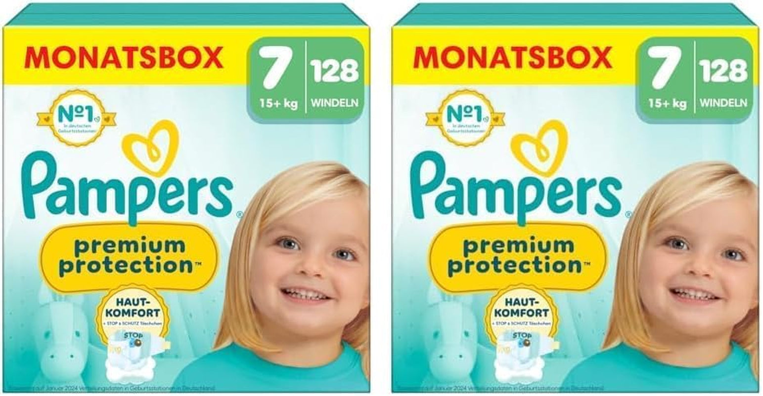 Pampers Premium Protection Size 6, 144 pelenka, 13kg-18kg, az első számú bőr- és szivárgás elleni védelem