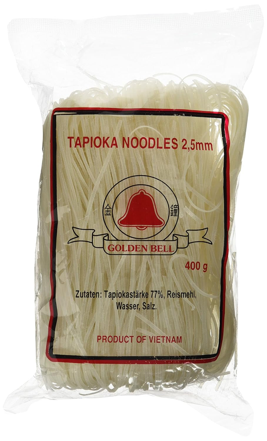 Rizstészta tápiókával 2,5 mm (Huû tieáu nam vang) (1 x 400 g)