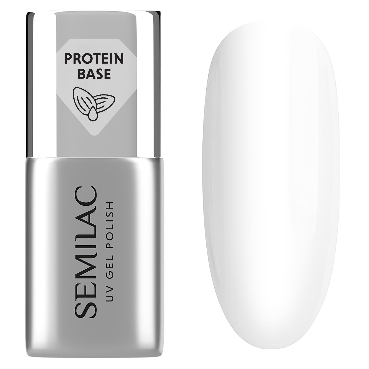 Semilac Pure & Clean UV körömlakk alap 7ml – Önterülő hibrid alap érzékeny körmökre