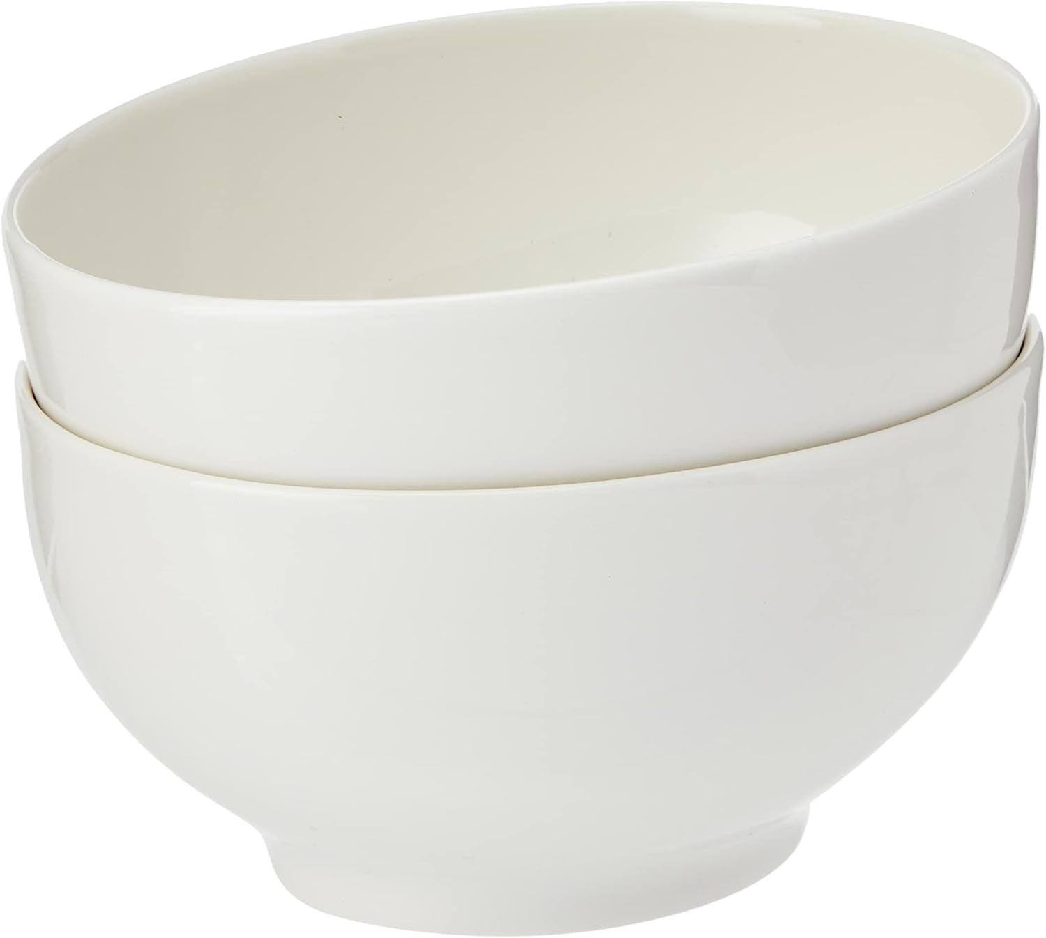 Villeroy & Boch - Set de 2 boluri pentru cereale For Me, alb, potrivit pentru mașina de spălat vase, potrivit pentru cuptorul cu microunde, boluri mici pentru 2 persoane, boluri, boluri pentru cereale, gustări sau sosuri, farfurie, porțelan premium