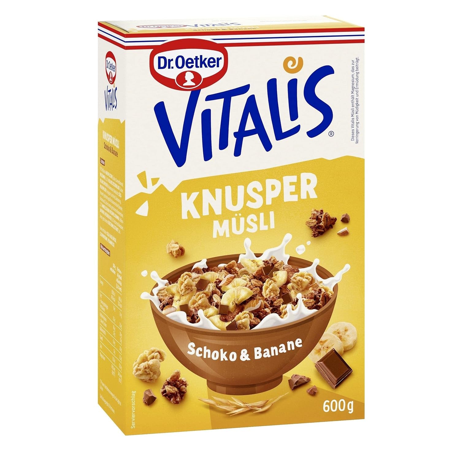 Dr. Oetker Vitalis Crunchy Flakes: Ropogós müzli kukoricapehellyel és manduladarabokkal, 5 db (5 x 600g) csomag
