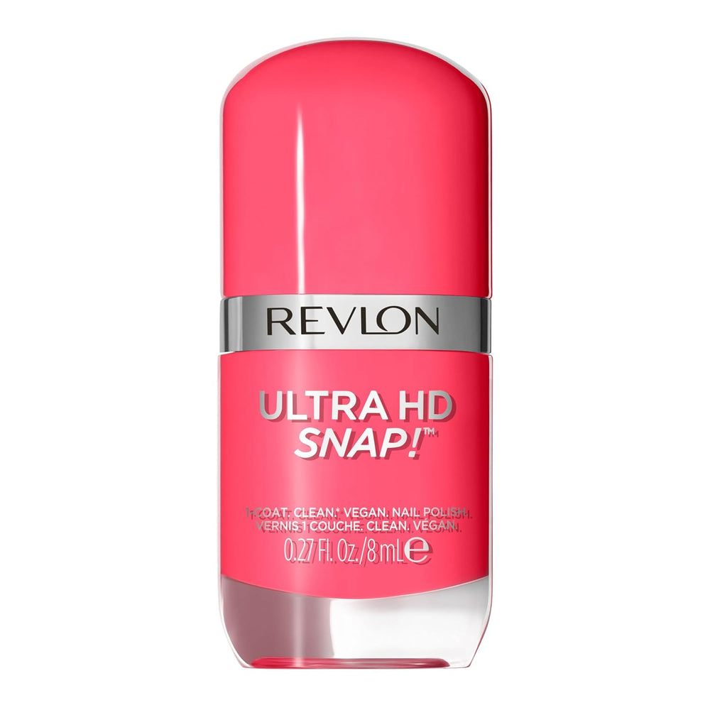 Revlon Ultra HD Snap körömlakk Tartós Vegán Formula Quick Dry One Coat Teljesen fedő szín (8ml) Hot Stuff (007) Unisex