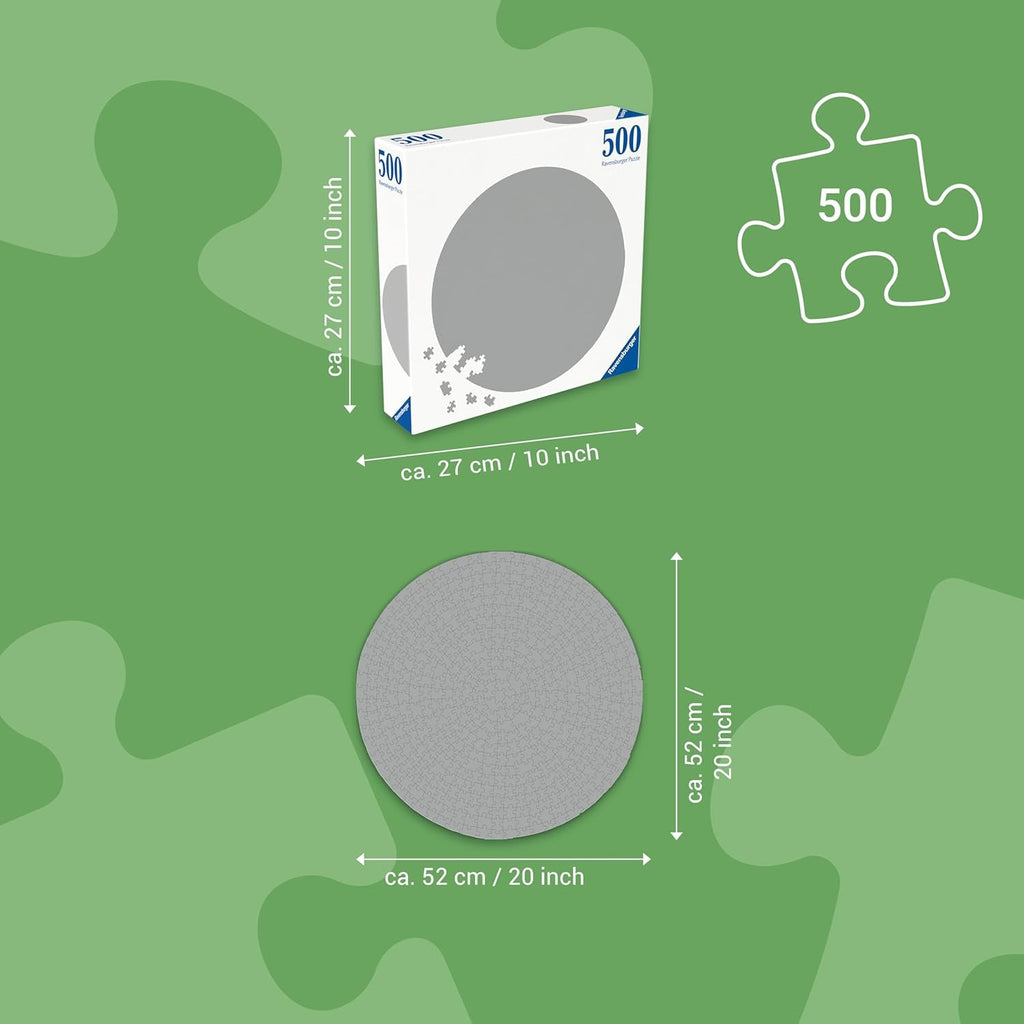 Ravensburger Puzzle 17172 Cercul de culori -Animale 500 piese Puzzle Naty Shop