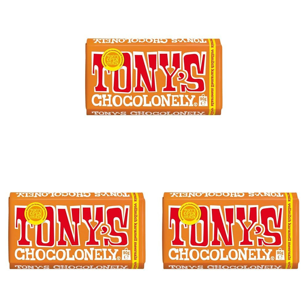 Tony's Chocolonely - Étcsokoládé mandulával és tengeri sóval 90g