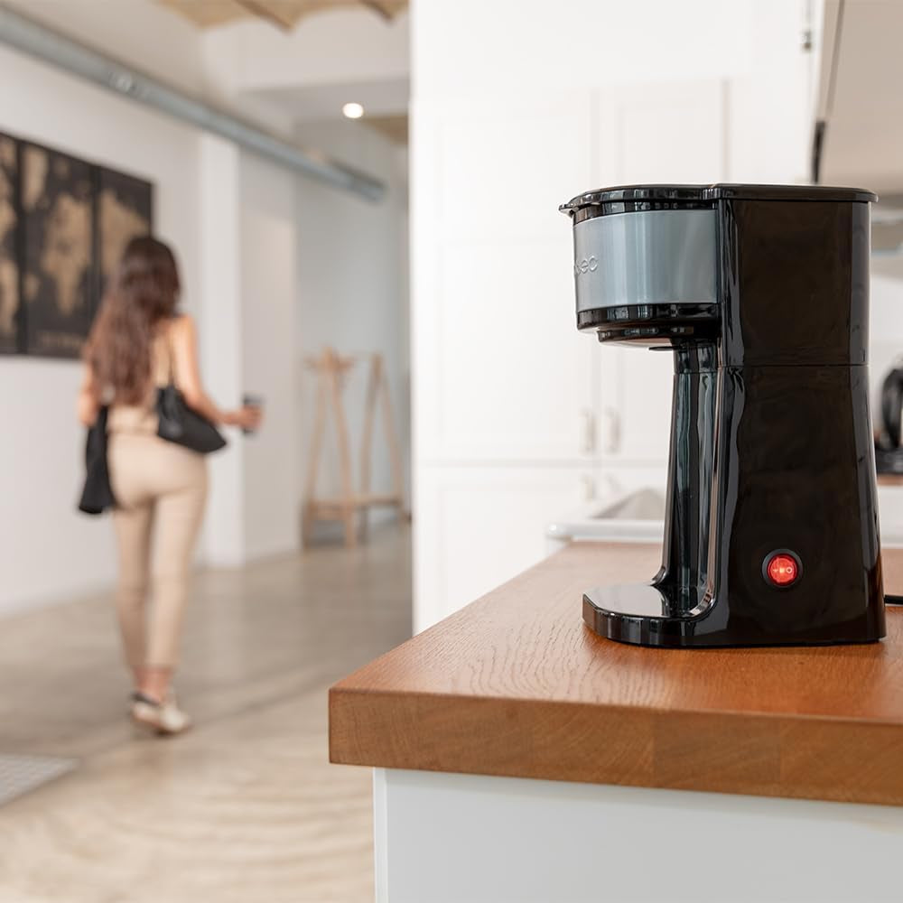 Espressor Cecotec Coffee 66 Drop & Go cu carafă termică, 700 W, capacitate 420 ml, cioc etanș, filtru permanent sau de hârtie, funcție de oprire automată, recipient cu fereastră