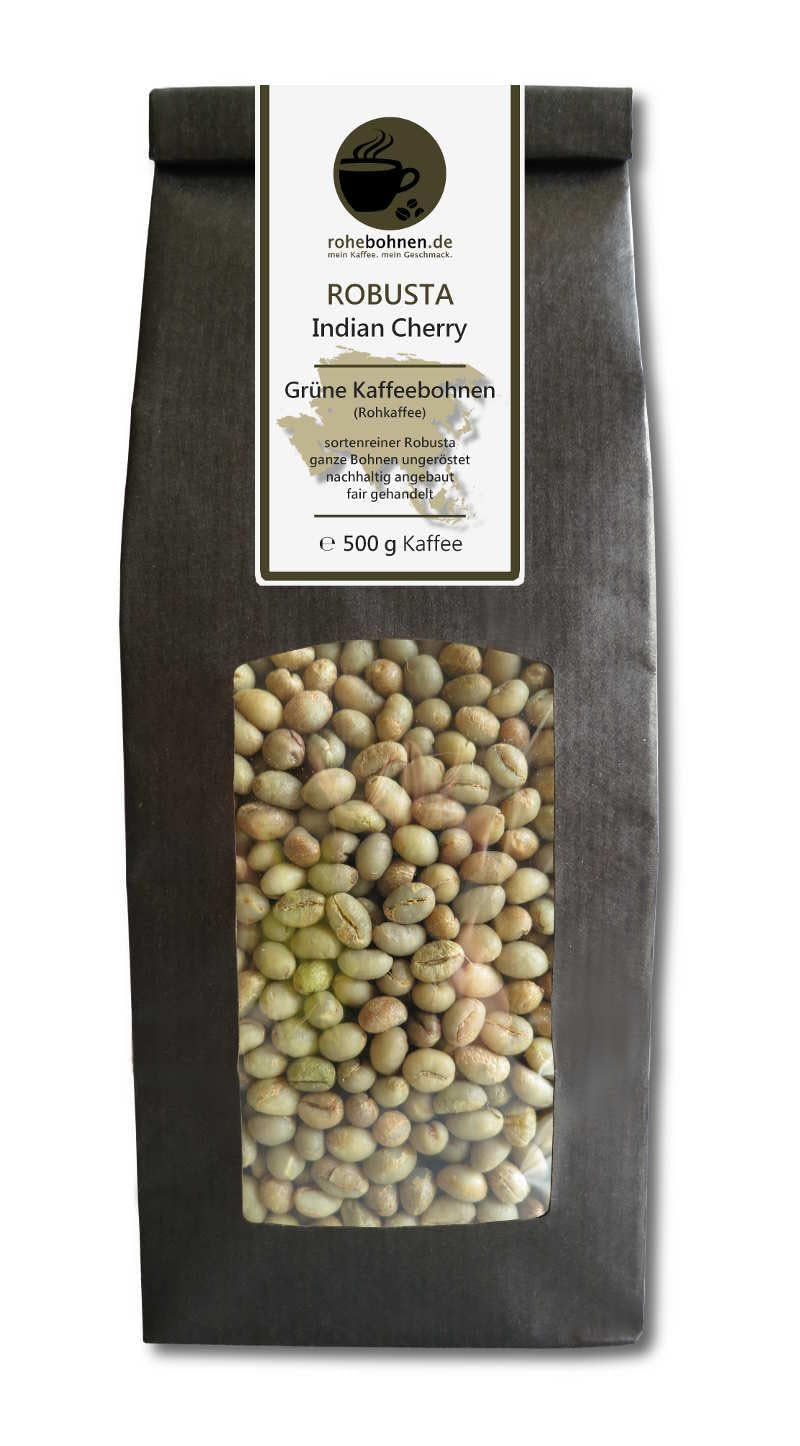 Cafea crudă - Cafea verde Kenya, India, Brazilia (pachet redus boabe de cafea verde 3x500g) - certificat GMP