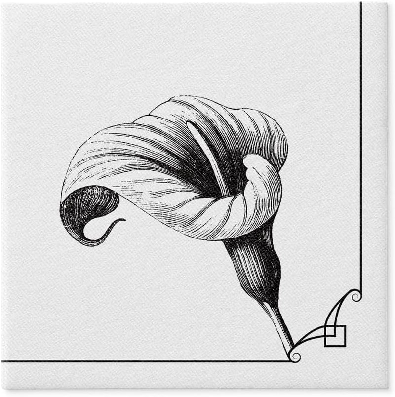 PAW - Șervețele Airlaid - Asemănătoare țesăturii (40 X 40 Cm) I 50 de bucăți I Pentru servicii funerare, ospăț funerar, înmormântare, rămas bun I Șervețele din pânză pentru decorarea mesei de înaltă calitate - Memory Flower I Memory Flower