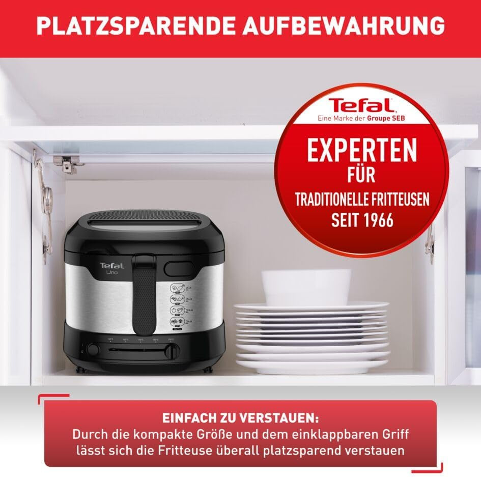 Fritőz Tefal Uno M FF215D, 1470 Watt, kapacitás: 1 kg Naty Shop Appliances