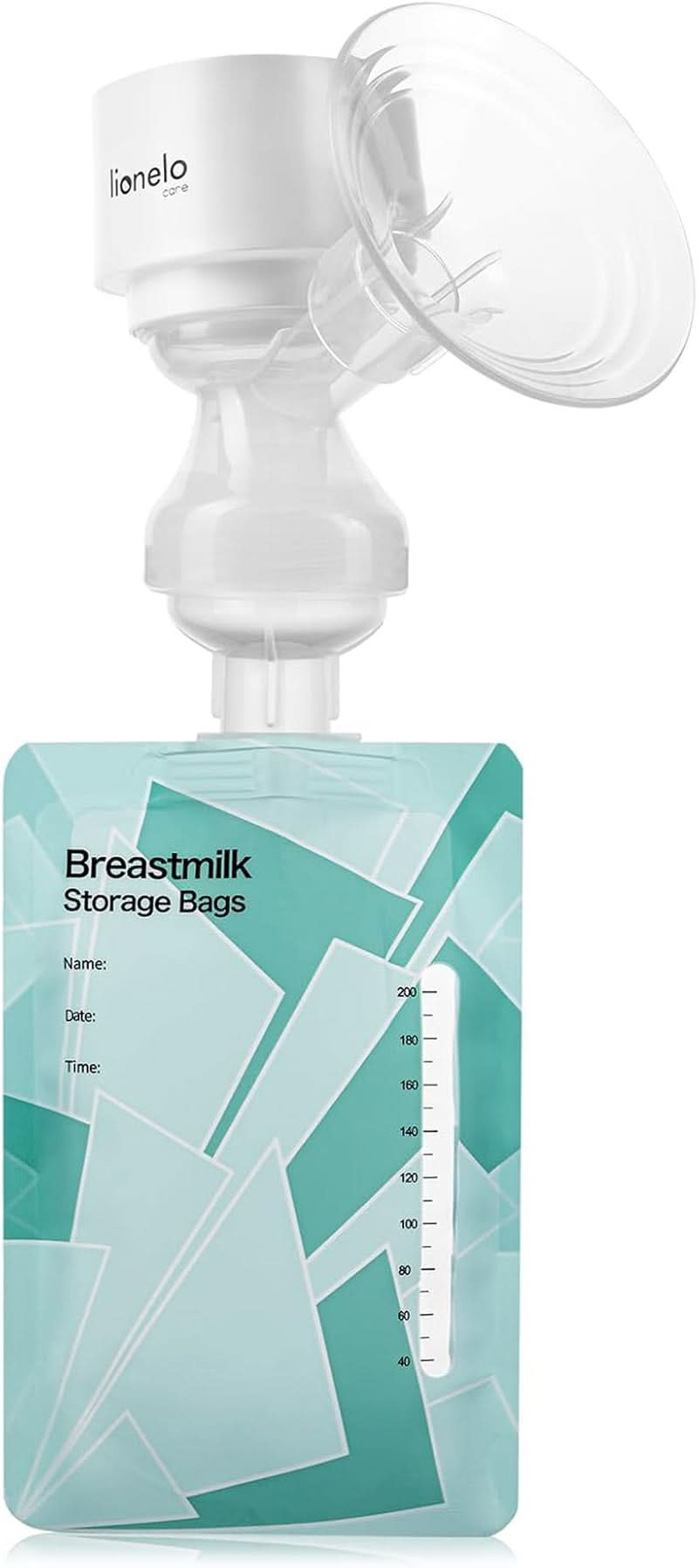 LIONELO Fidi One vezeték nélküli mellszívó 180 ml, 3 fázisú hordozható mellszívó, 9 fokozatú energiatakarékos masszázs, szilikon tölcsér, 26 mm-es működési idő 120 perc Bpa-mentes tartozékok Élelmiszer és szoptatás Bebe Naty Shop