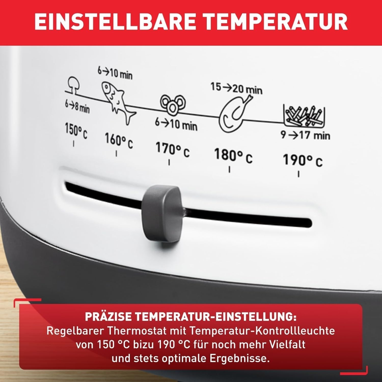 Tefal FF1631 Filtra One olajsütő, 1900 W, Kapacitás 1,2 kg Háztartási gépek Naty Shop
