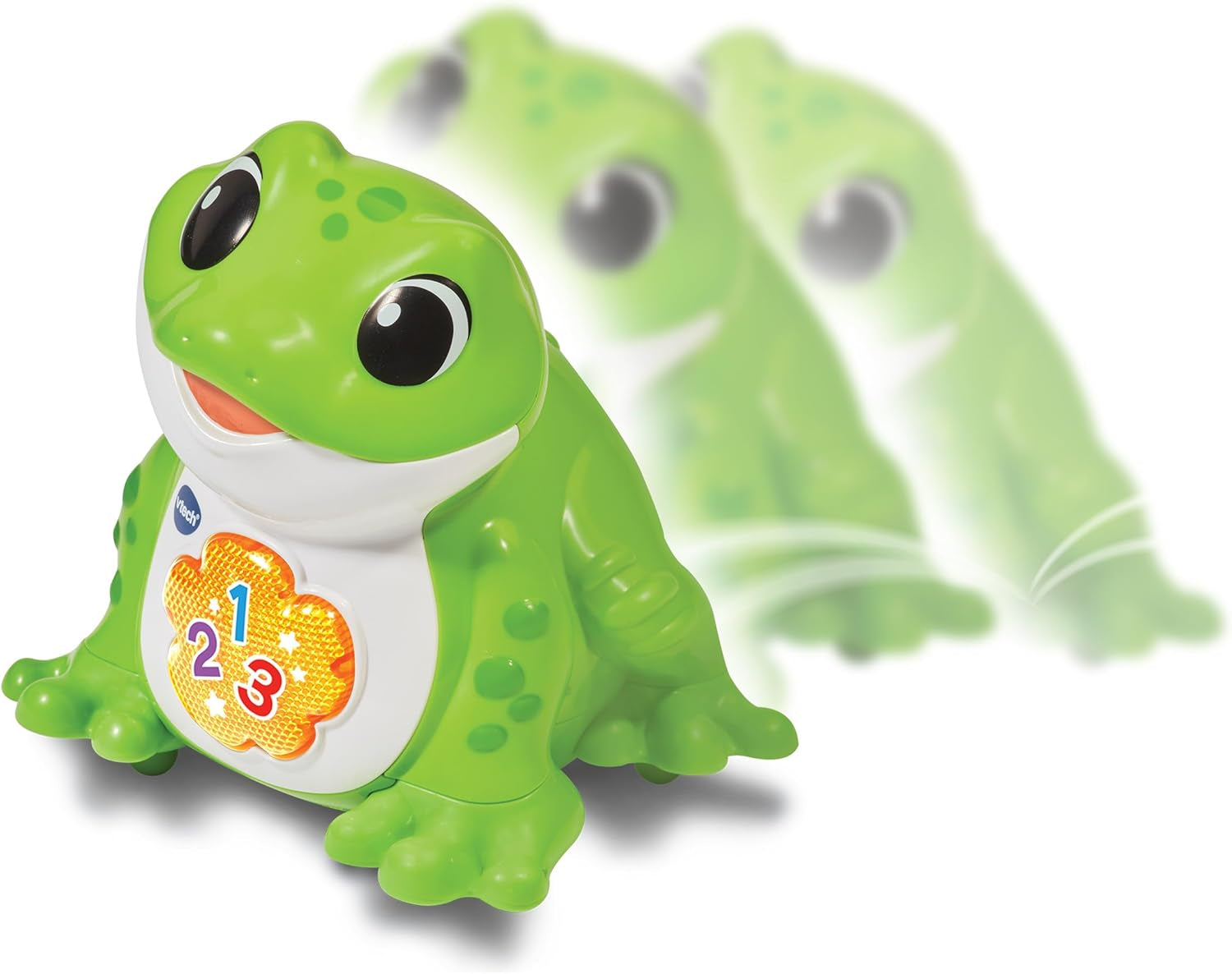 Vtech Baby Jumping Frog - Broscuță vorbitoare, săritoare, cu 3 cântece și 12 melodii - Pentru copii cu vârsta cuprinsă între 12-36 luni Jucarii Bebe Naty Shop