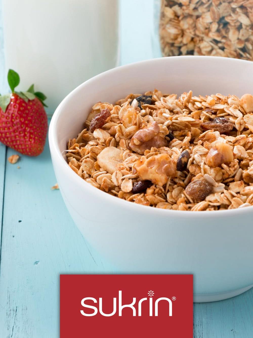 Sukrin Eritrit, a cukor természetes alternatívája kalória nélkül, 1 csomag, 500 gramm Sweeteners Naty Shop