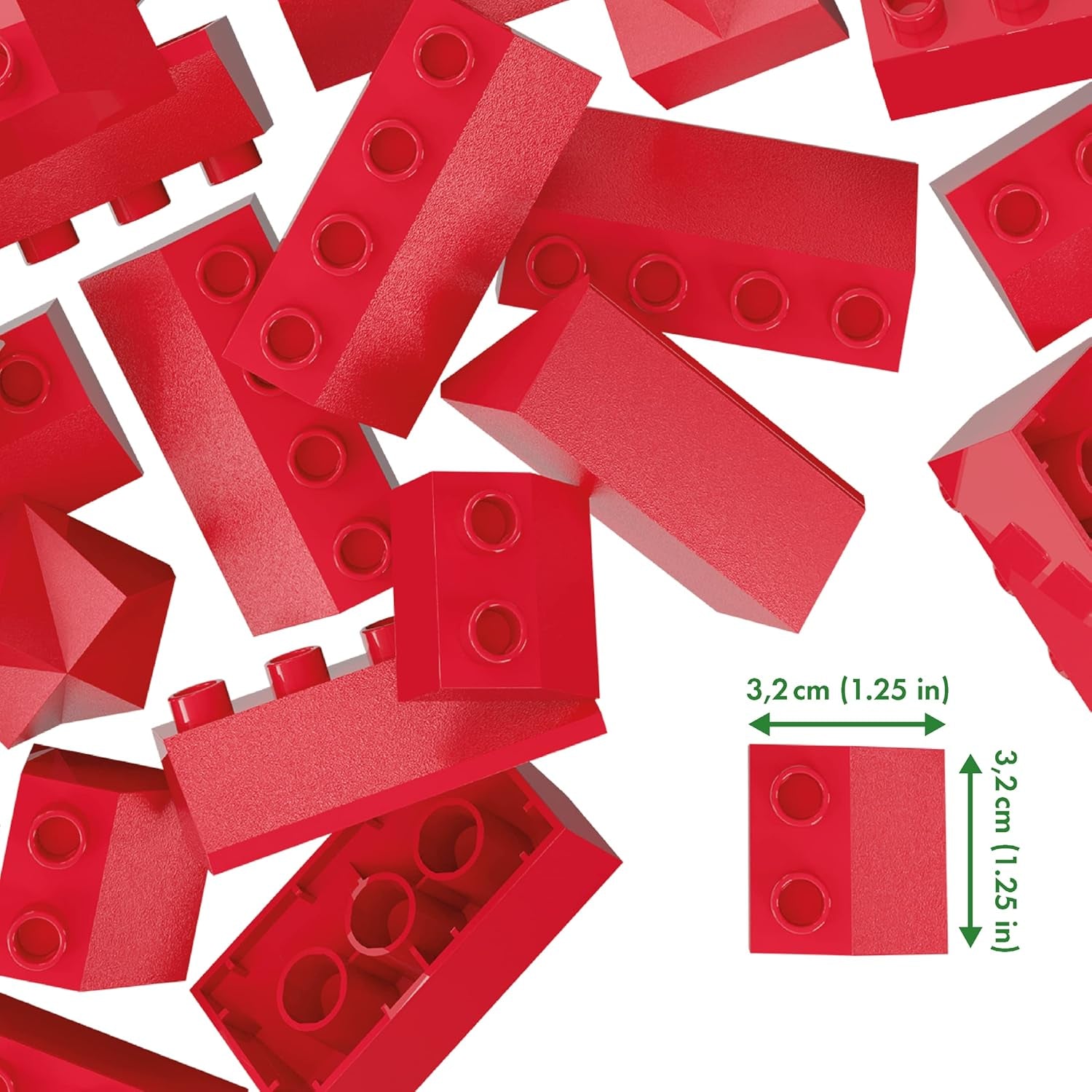 Hubelino 124 teiliges Dachsteine ​​szett