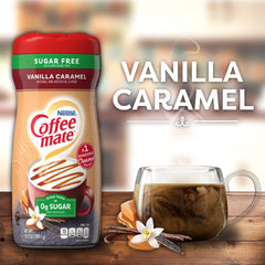 Coffee-Mate vanília karamell, cukormentes porított kávékrém, Kaffeesahne por - vanília karamell - OHNE ZUCKER! az USA-ból