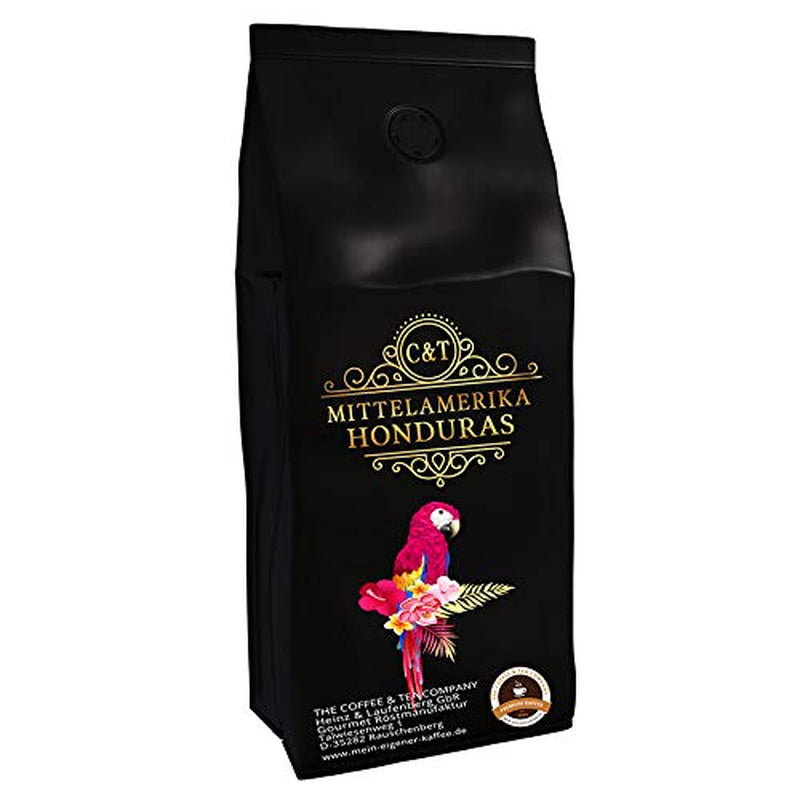 Specialitate de cafea din America Centrală: Cafeaua Honduras - O specialitate caraibiană (măcinată) - Cafea de origine unică - Cafea premium - Aciditate scăzută - Prăjită ușor și proaspăt