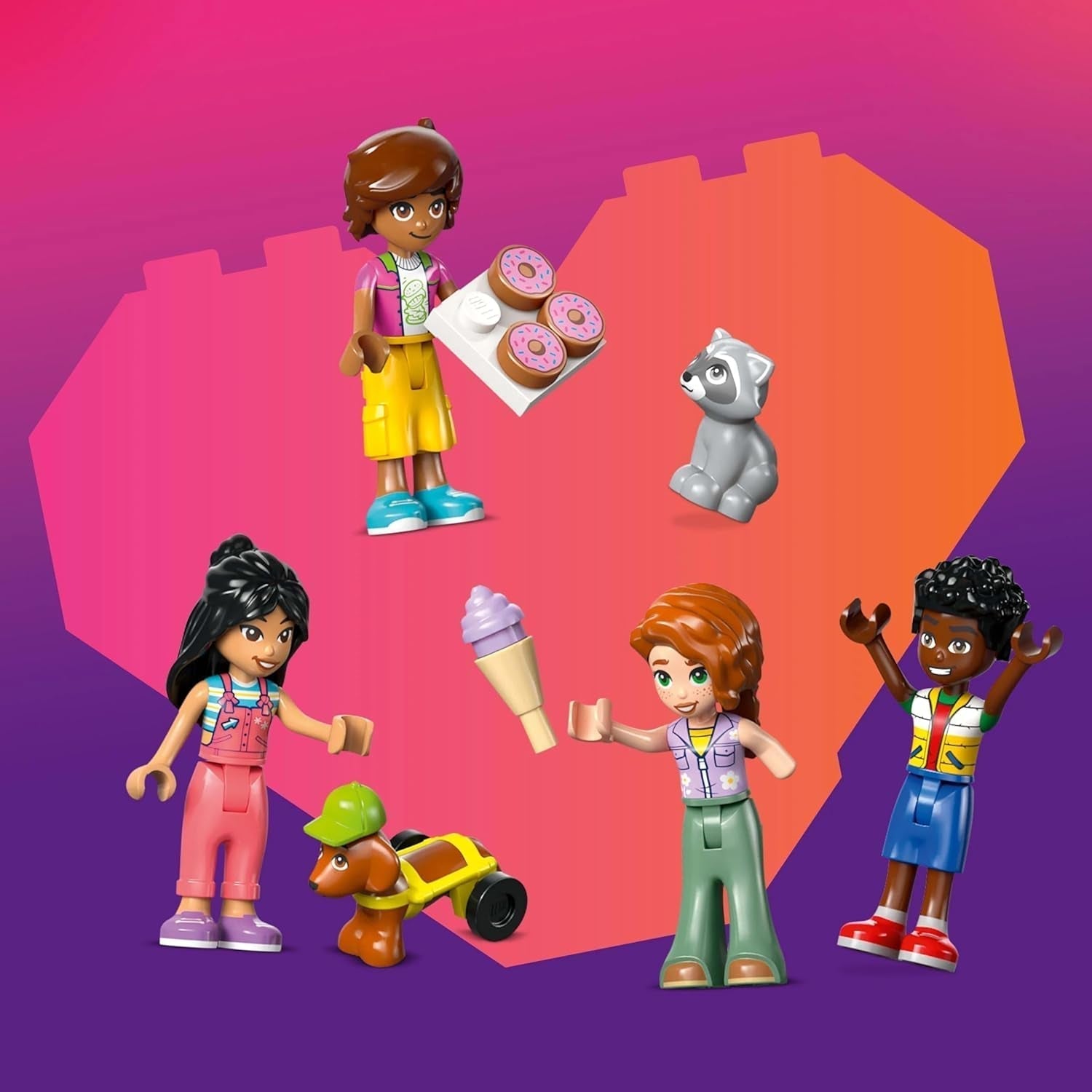 LEGO Friends faház építkezés és szerepjáték készlet Játékház 8 éves lányoknak 4 karakteres minifigurával és 2 állatfigurával Ajándékötlet gyerekeknek 42652 Építőkészletek Besuche den LEGO-Store
