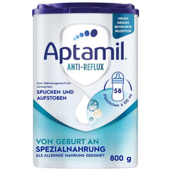 Aptamil Anti-Reflux – Születéstől fogva teljes értékű tápszer Étrendkezelés Hányás és regurgitáció bébiétel tejpor 1 x 800g