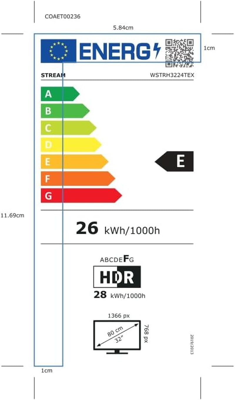 Televizor WebOS Smart 8.1, HD Ready, telecomandă LG Magic, HDR10, fără ramă, control vocal, compatibil cu (LG ThinQ AI + Apple Home) - Model •WSTRH3224TEX (2024)