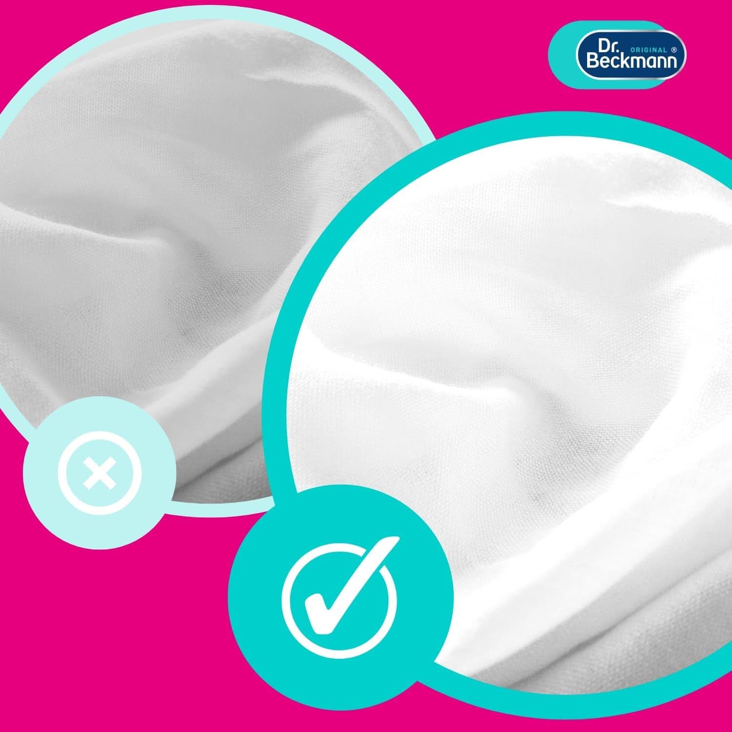 Dr. Beckmann Fest törlőkendők, aktív-fehér, 15 törlőkendő Mosószerek Naty Shop