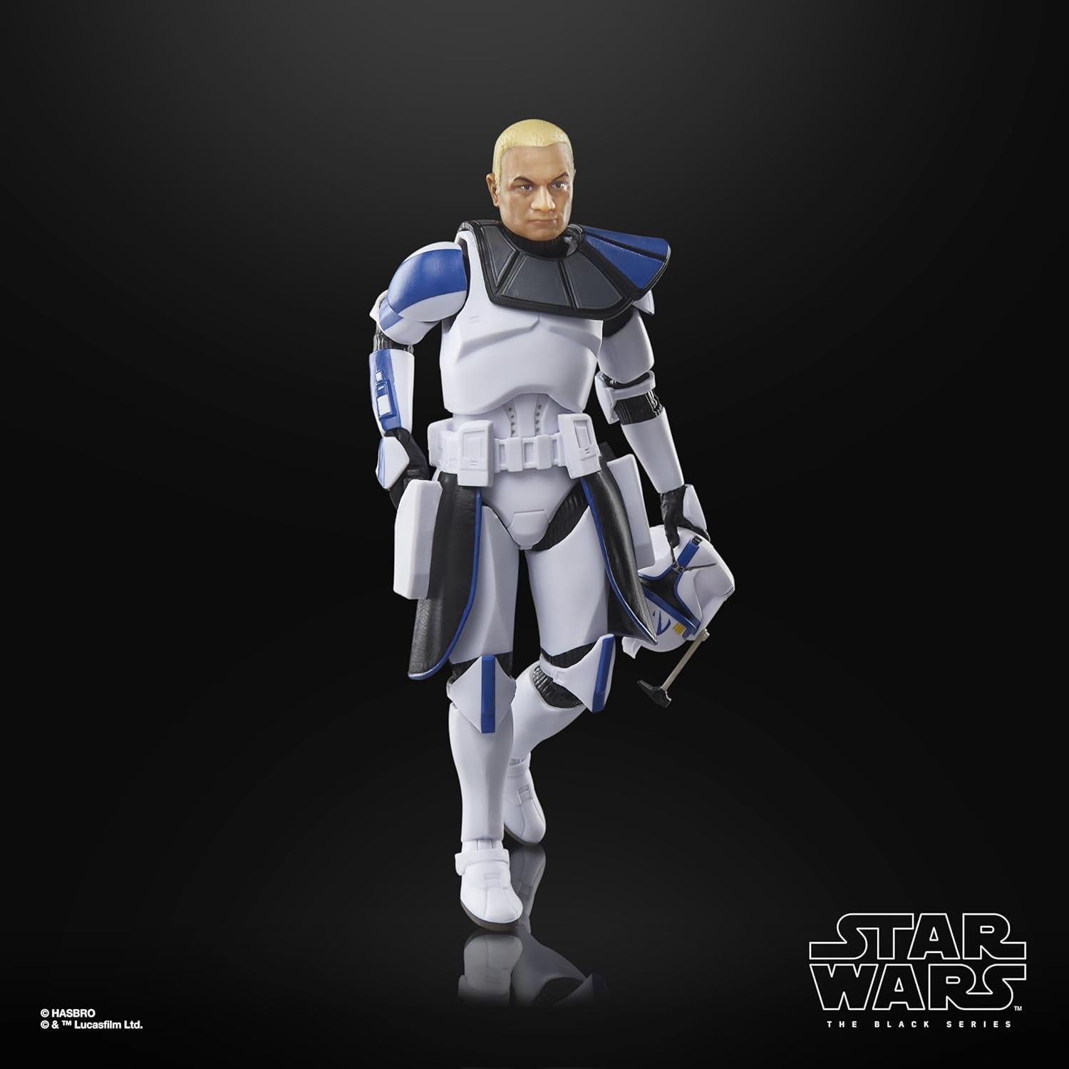 Star Wars seria neagră Clone Captain Rex, Star Wars: Ahsoka Premium Action Figure pentru a colecta (15 Cm) Action figures Naty Shop